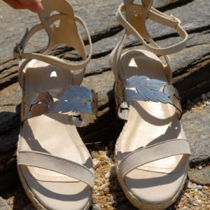 Di Gaia suede leather sandals