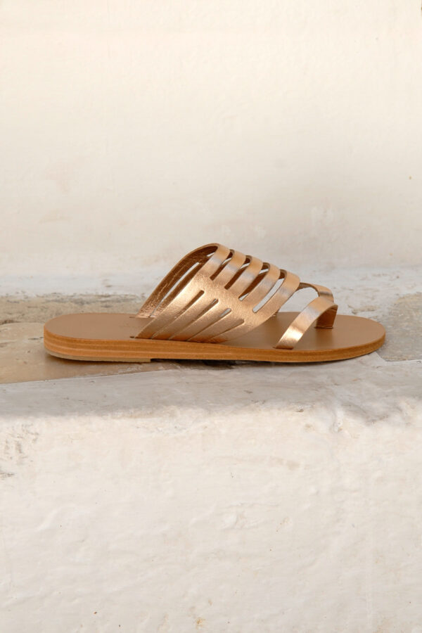 Profile photo, Valia Gabriel metallic sandals