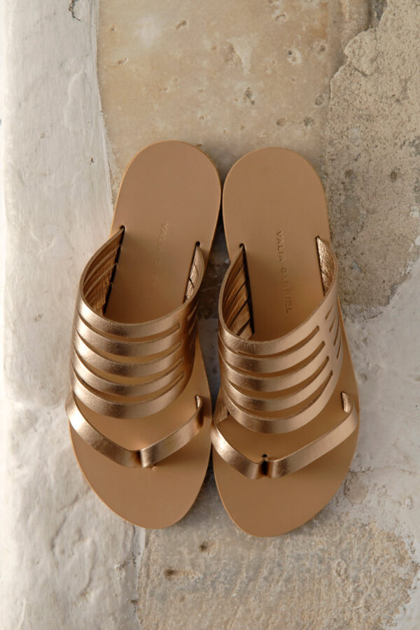 Valia Gabriel lether sandals