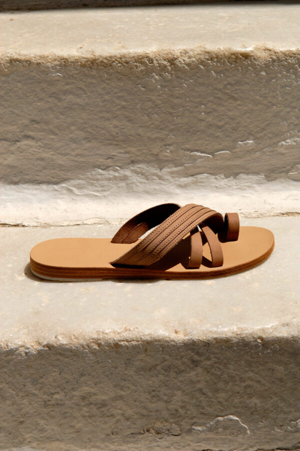 Profile photo, Valia Gabriel rose taupe sandals